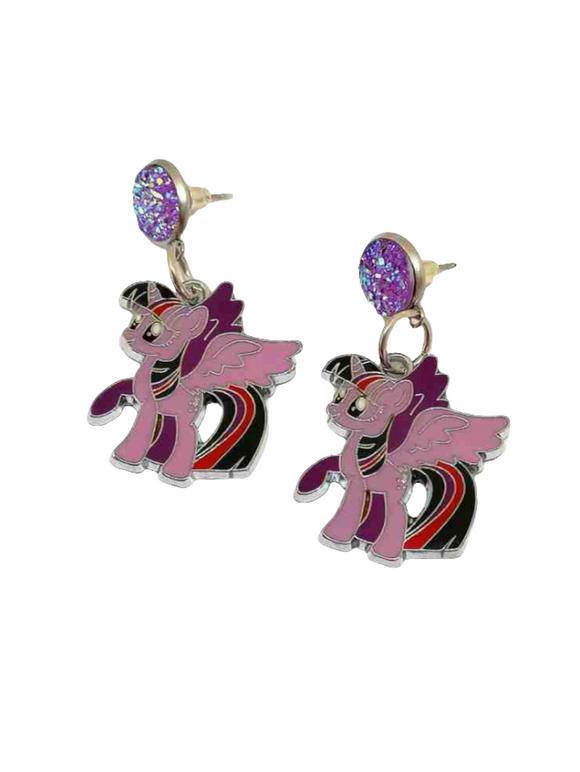 Pendientes pequeño Pony Malva