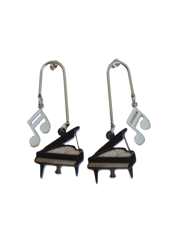 Pendientes Pianos y Notas musicales