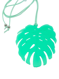 Monstera Deliciosa Leaf Necklace