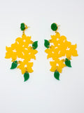 Pendientes Flores silvestres amarillas