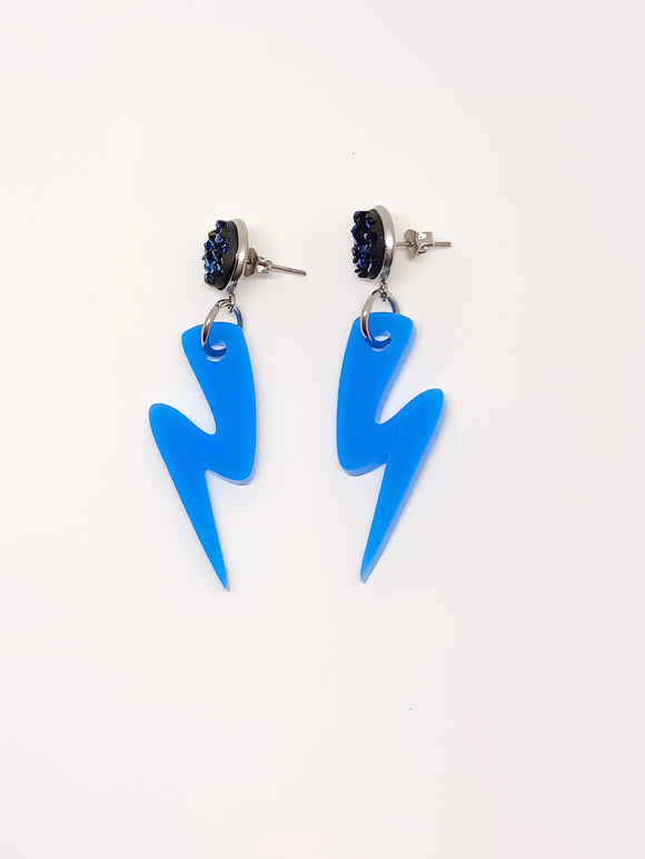 Blue Rays Earrings