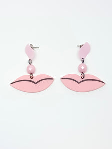 Pink Kisses Earrings