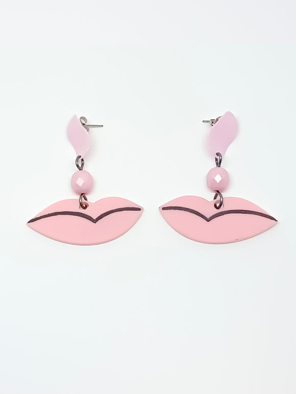Pink Kisses Earrings