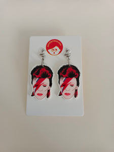 Pendientes D. Bowie y rayos