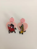 Pendientes Timón, Pumba y corazón