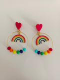Pendientes aros Arcoiris