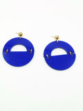 Pendientes Lúmina Azul eléctrico