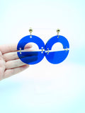 Pendientes Lúmina Azul eléctrico