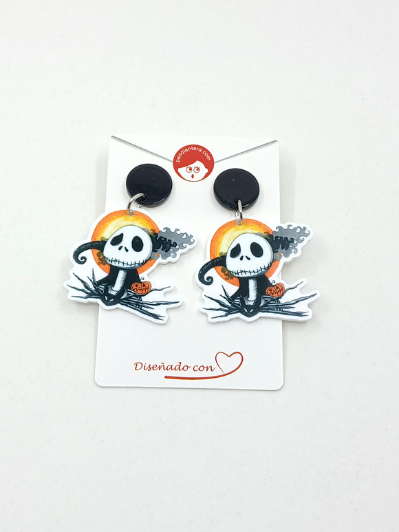 Pendientes Jack de Pesadilla antes de Navidad