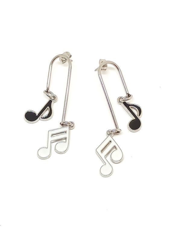 Musical notes earrings