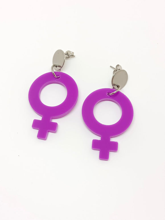 Pendientes Símbolo de la mujer