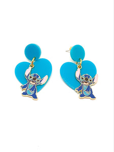 Heart and Stitch Earrings