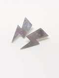 Pearly Gray Rays Earrings