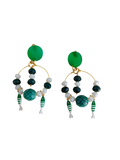 Pendientes aros Peces verdes