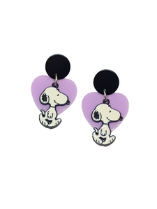 Pendientes Corazón y perrito