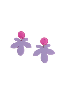 Pendientes Hojas Lavanda