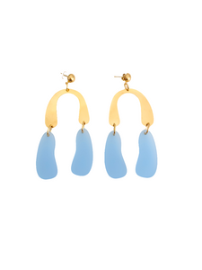 Pastel Blue Lumina Earrings