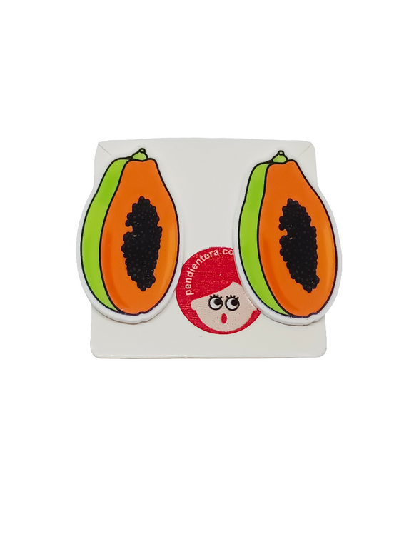 Pendientes Papaya