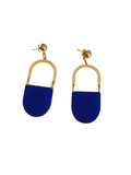 Pendientes Lúmina Azul eléctrico