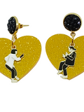 Pendientes corazones Pulp fiction