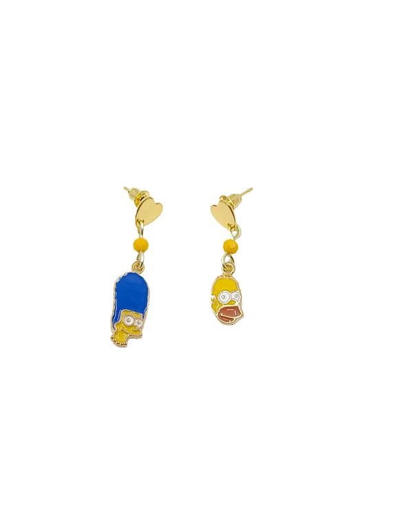 Pendientes Homer y Marge