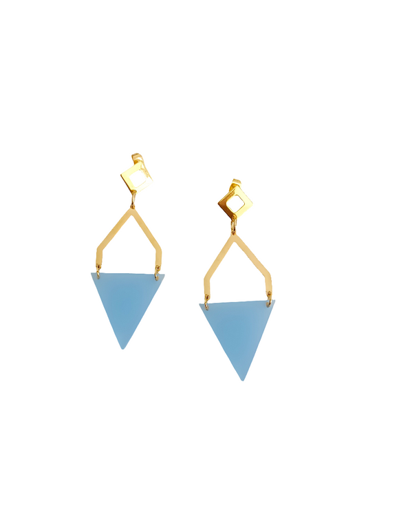 Pendientes Lúmina Azul pastel