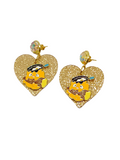 Pendientes corazones Calcifer