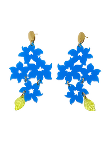 Blue Wild Flowers Earrings