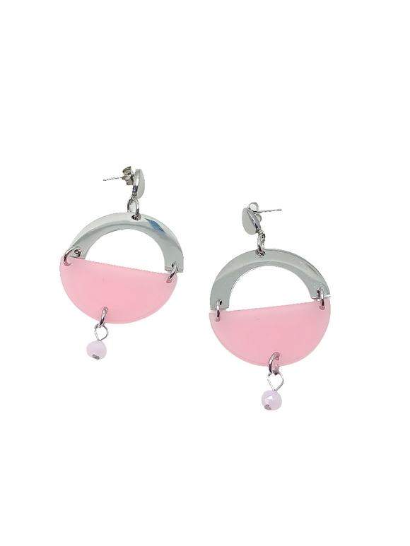 Pendientes Lúmina Rosa pastel