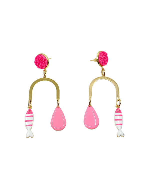 Pendientes Peces de rayas
