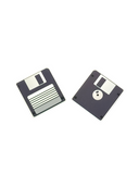 Pendientes Disquetes