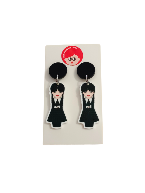 Pendientes Kokeshi Miércoles