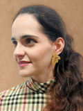 Pendientes Hojas doradas