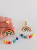 Pendientes aros Arcoiris