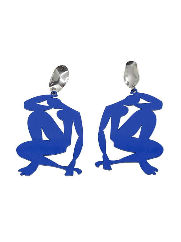 Pendientes maxi Mujeres estilo Matisse