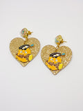 Pendientes corazones Calcifer