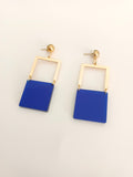 Pendientes Lúmina Azul eléctrico