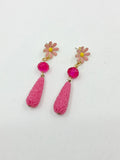 Pendientes Lágrimas y flores
