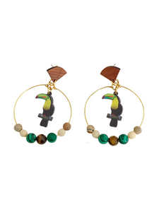 Pendientes aros Tucanes