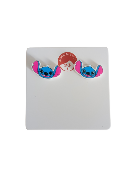 Pendientes botón minis Stitch