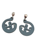 Pendientes argollas canarias estrelladas