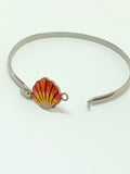 Shell rigid bracelet