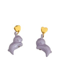 Pendientes Conejitos lilas