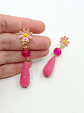 Pendientes Lágrimas y flores