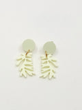 Pendientes Algas verdes pastel