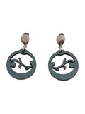 Pendientes argollas canarias estrelladas