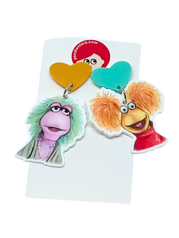 Pendientes Musi y Rosi Fraggle