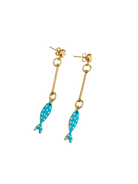 Pendientes Peces de lunares
