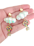 Pendientes Casa de Up y nubes