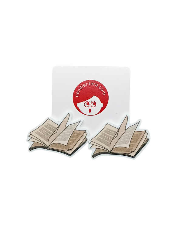 Pendientes Libros abiertos
